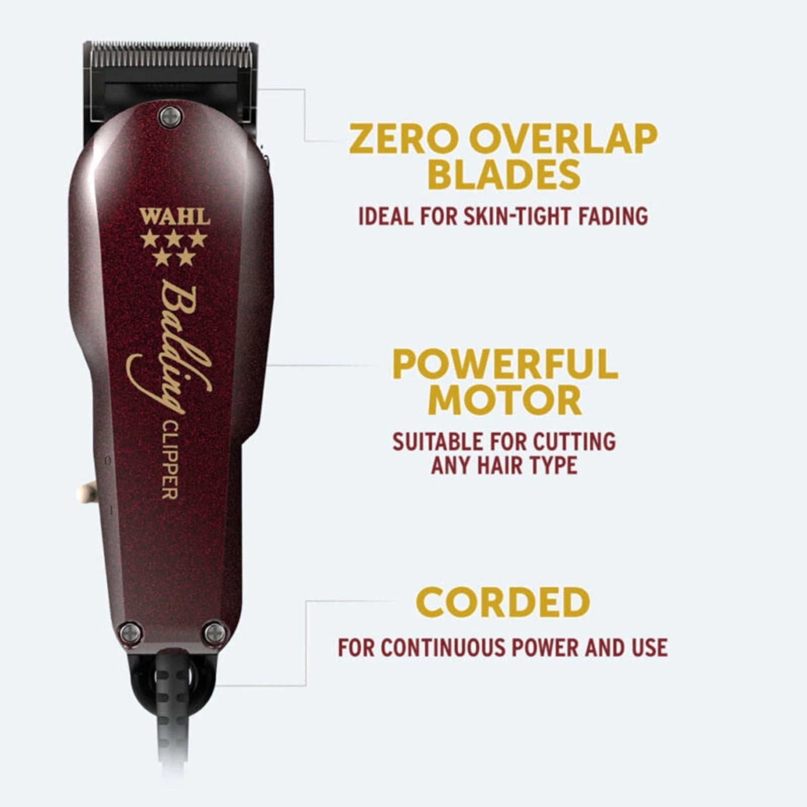 WAHL Balding Clipper 5 Star Series - Skin & Bald Fading