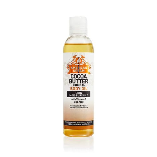 American Dream Skin Nourishing Cocoa Butter Body Oil Original  -200ml/6.76 fl.oz