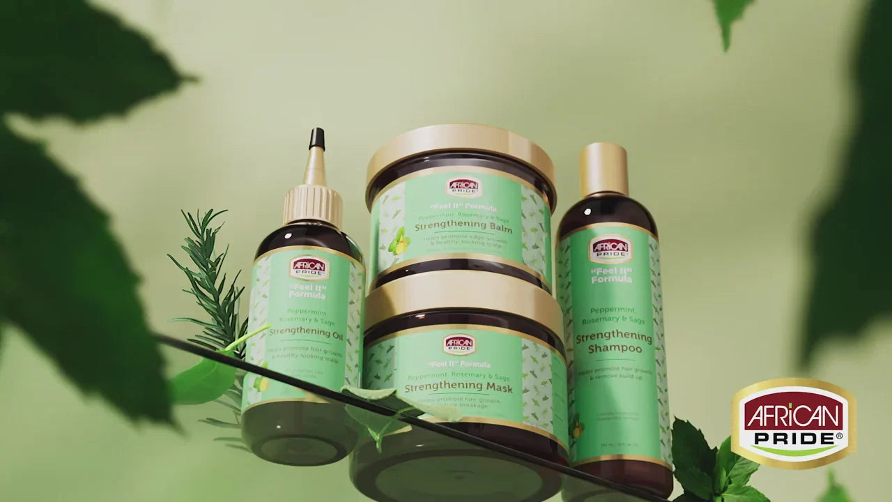 African Pride Peppermint Rosemary & Sage Strengthening Balm-113 g/4 oz