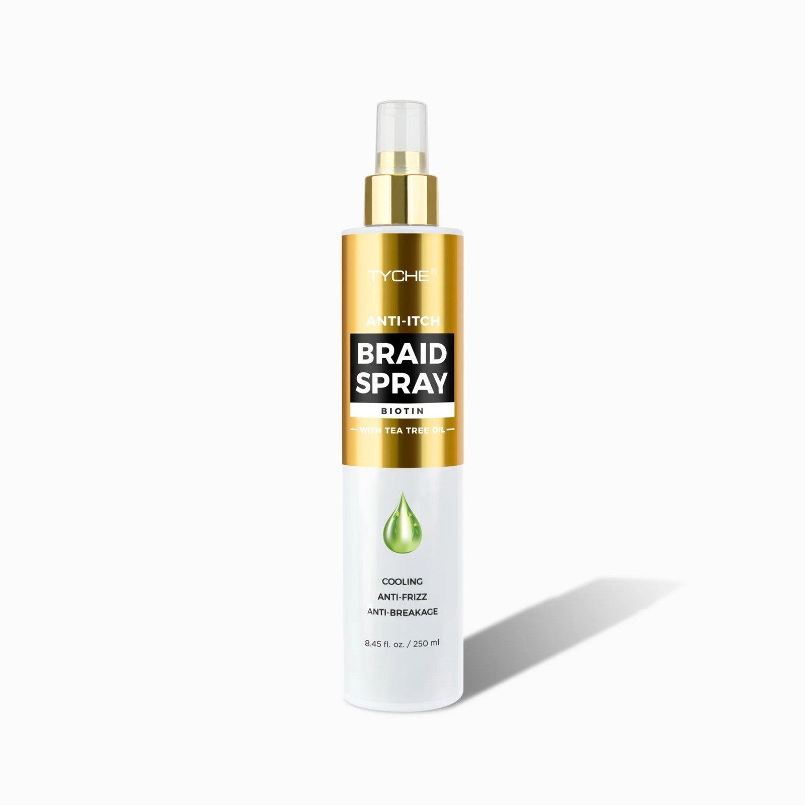 Tyche Biotin Anti Itch Braid Spray With Tea Tree Oil-250ml/8.45 fl.oz